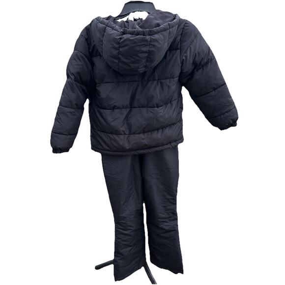 Swiss Tech Kids’ Snow Ski Suit Bib Overalls Pants Coat Black Winter Sz M 8 - Picture 8 of 9